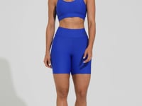 Short Fitness Feminino Azul Action Dlk