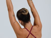 Macacão Feminino Fitness Com Alças Cruzadas De Elástico Activity Dlk Vermelho Cereja