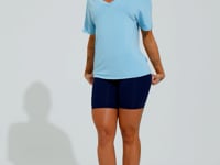 Blusa Feminina Com Decote V Soul Dlk Azul