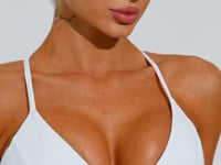 Top Fitness Feminino Triângulo Com Alças Reguláveis Soul Dlk Branco