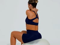 Top Fitness Feminino Com Alças Reguláveis Soul Dlk Azul Marinho