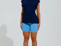 Blusa Feminina Com Manga Curta Soul Dlk Azul Marinho