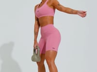 Bermuda Fitness Feminina Com Bolsos Soul Dlk Rosa