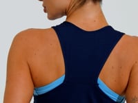 Camiseta Fitness Feminina Modelo Nadador Soul Dlk Azul Marinho
