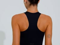 Cropped Fitness Feminino Com Cava Americana Soul Dlk Preto
