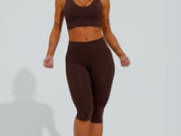 Calça Capri Fitness Feminina Soul Dlk Marrom