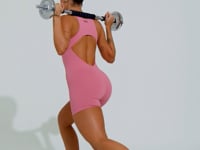 Macaquinho Fitness Feminino Nadador Com Decote Soul Dlk Rosa