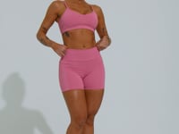 Top Fitness Feminino Com Alças Finas Reguláveis Soul Dlk Rosa