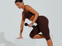 Top Fitness Feminino Com Decote V Soul Dlk Marrom