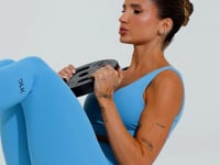 Top Fitness Feminino Com Decote V Soul Dlk Azul