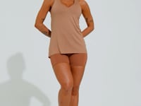 Camiseta Fitness Feminina Modelo Nadador Soul Dlk Caramelo
