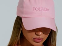 Boné Bordado Focada Rosa Dlk