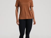 Blusa T-shirt Fitness Feminina De Poliamida Básica Dlk Marrom