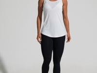 Camiseta Fitness Feminina De Poliamida Básica Dlk Branco