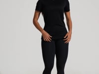 Blusa Baby Look Feminina De Poliamida Básica Dlk Preto