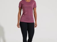 Blusa Baby Look Feminina De Poliamida Básica Dlk Rosa Antigo