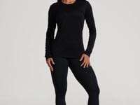 Blusa Feminina Manga Longa De Poliamida Básica Dlk Preto