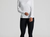 Blusa Feminina Manga Longa De Poliamida Básica Dlk Branco