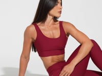 Legging Fitness Feminina Vermelho Cereja Aura Dlk