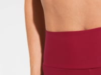 Short Fitness Feminino Vermelho Cereja Com Bolsos Aura Dlk