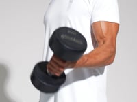 Camiseta Fitness Masculina Dry Fit com Recortes Nas Costas Dlk Branco