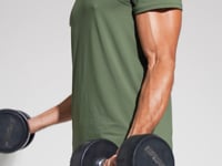 Camiseta Fitness Masculina Dry Fit Dlk Verde Militar