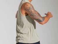Regata Fitness Masculina Mescla Dlk Areia