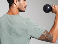 Camiseta Fitness Masculina Mescla Dlk Verde