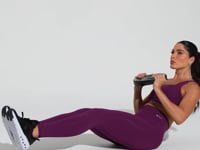 Legging Fitness Feminina Roxo Básica Dlk