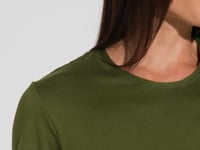 Blusa Fitness Feminina Alongada Motion Lines Dlk Verde Oliva