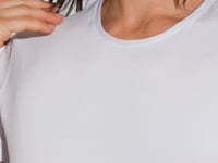 Blusa Fitness Feminina Alongada Motion Lines Dlk Branco