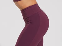 Bermuda Fitness Feminina Com Detalhe Canelado Motion Lines Dlk Vinho