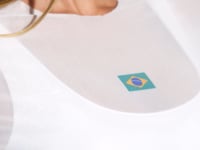 Blusa Feminina Tule Nação Brasileira Dlk Branco