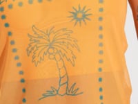 Blusa Baby Look Feminina Tule Energia Brasileira Dlk Amarelo