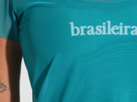 Blusa Baby Look Feminina Tule Brasileira Dlk Verde