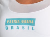 Blusa Baby Look Feminina Tule Pátria Amada Dlk Branco