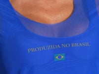 Blusa Baby Look Feminina Tule Produzida No Brasil Dlk Azul
