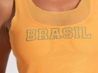 Camiseta Nadador Feminina Tule Brasil Radiante Dlk Amarelo