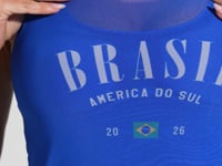Camiseta Nadador Feminina Tule Alma Latina Dlk Azul