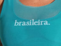 Camiseta Nadador Feminina Tule Brasileira Dlk Verde