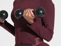 Casaco Fitness Feminino Com Elástico Activity Dlk Vinho
