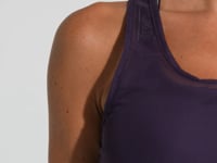 Camiseta Fitness Feminina De Tule Activity Dlk Roxo