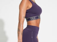 Bermuda Fitness Feminina Com Elástico Estreito Lateral Activity Dlk Roxo
