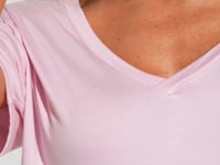 Blusa Feminina Com Decote V E Tira Nas Costas Básica Dlk Rosa