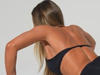 Top Fitness Feminino Frente Única Básico Dlk Preto