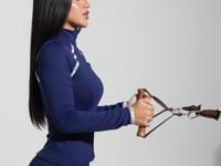Casaco Fitness Feminino com Elástico Athletic Dlk Azul Marinho