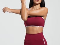 Short Fitness Feminino com Elástico Lateral Athletic Dlk Vermelho Cereja