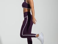 Legging Fitness Feminina com Bolsos e Elástico Athletic Dlk Roxo