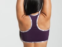 Top Fitness Feminino Nadador com Elástico Athletic Dlk Roxo