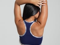 Top Fitness Feminino Nadador com Elástico Athletic Dlk Azul Marinho